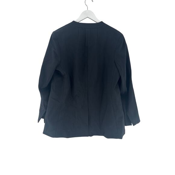 Spanx Women's Classic Black Perfect Collarless Blazer Size L - Picture 6 of 10